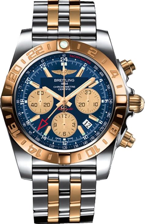 breitling chronomat gmt 44 steel and gold|Breitling Chronomat price range.